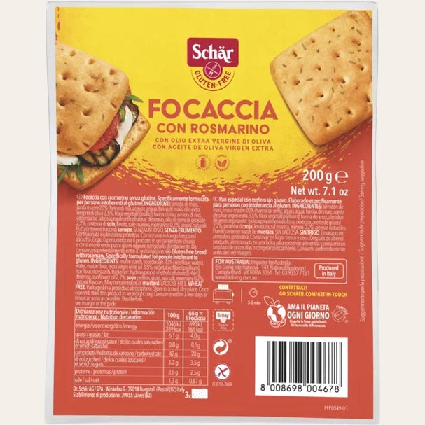 Focaccia con rosmarino