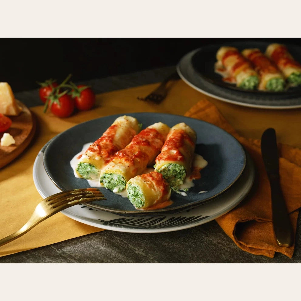 Cannelloni alla ricotta e spinaci