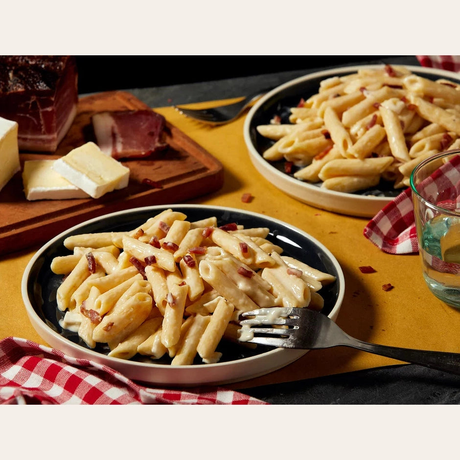 Penne Speck Alto Adige IGP e Brie